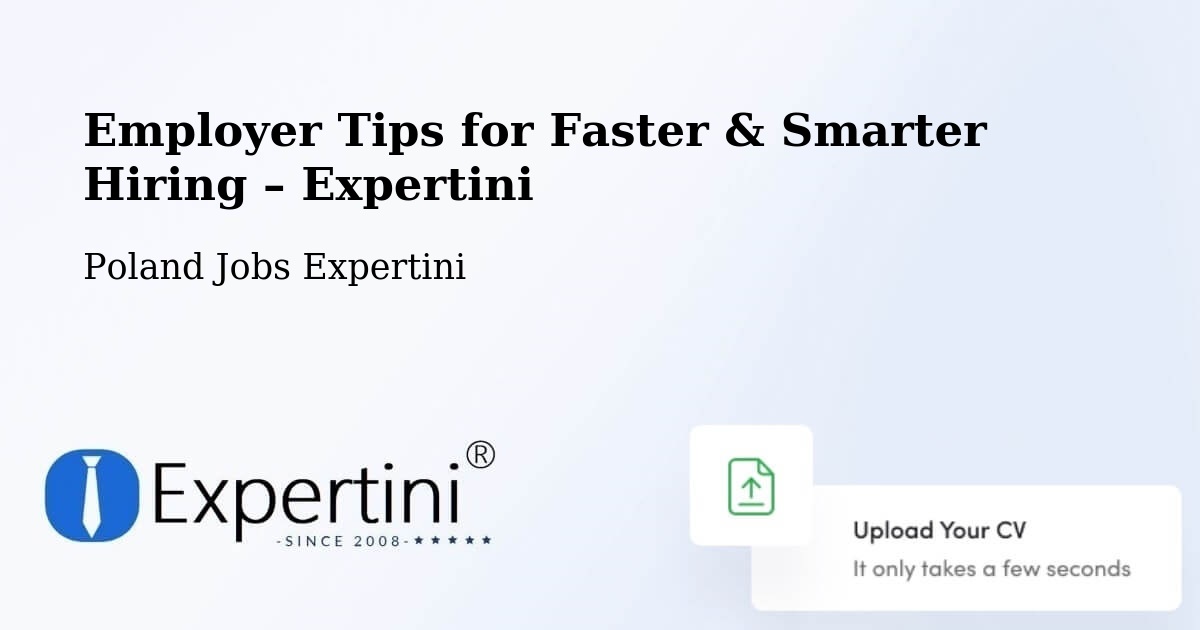 Employer Tips for Hiring & Recruitment – Husów - Husów, Poland Jobs Expertini